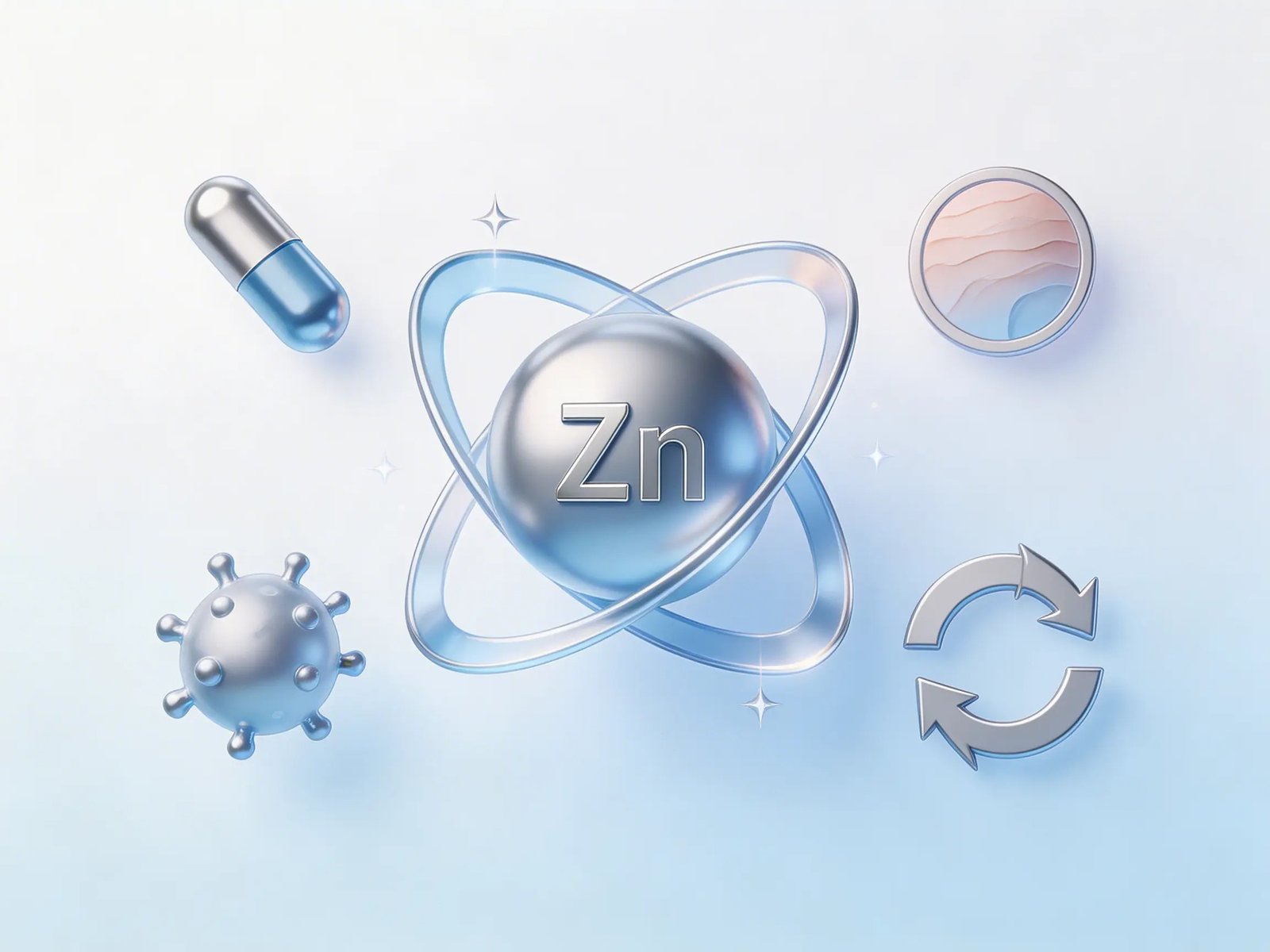 Zinc estructura molecular